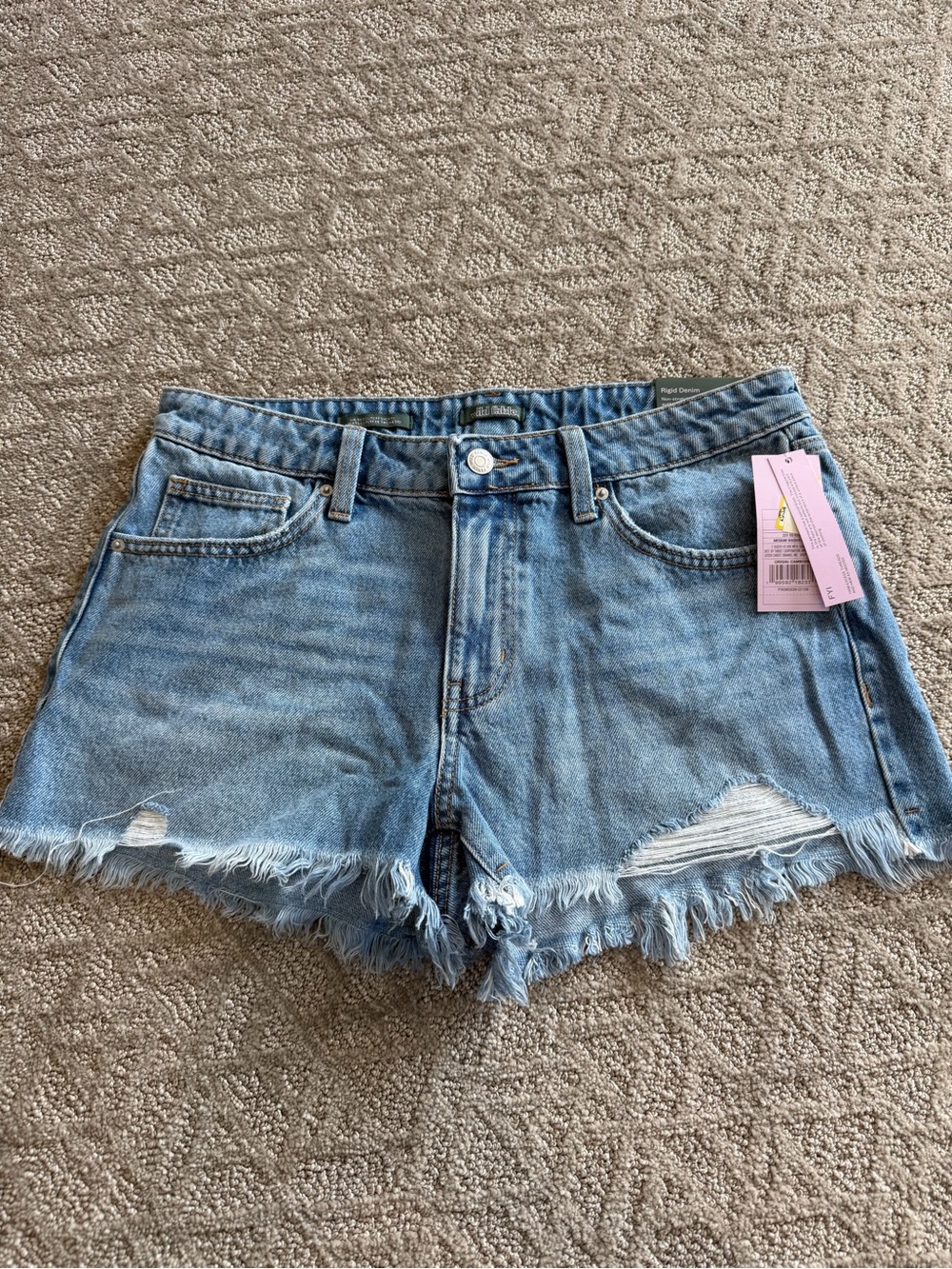 wild fable Light Blue Distressed Denim Cutoff Shorts
